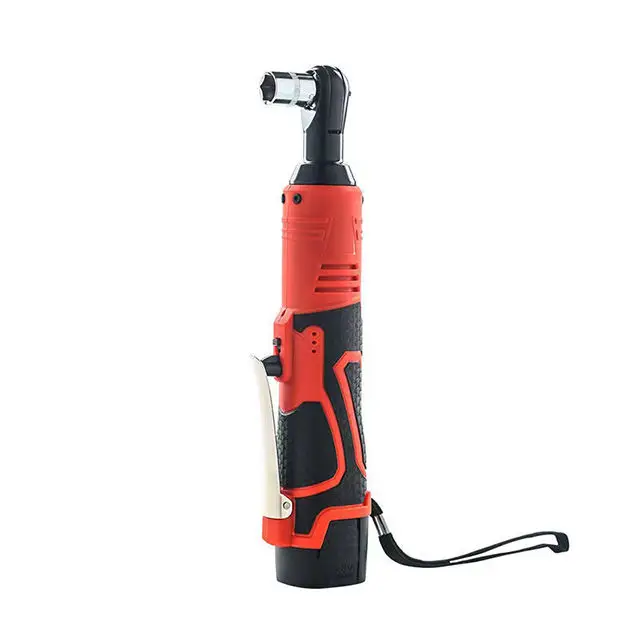 Adjustable High Torque Wrench 90 Degree Rechargeable Cordless Electric Ratchet Wrench