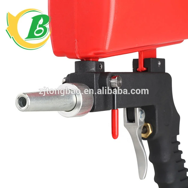 High Speed Sandblaster Gravity Feed Speed Air Sandblasting Gun Kits Portable Media Blaster Gun