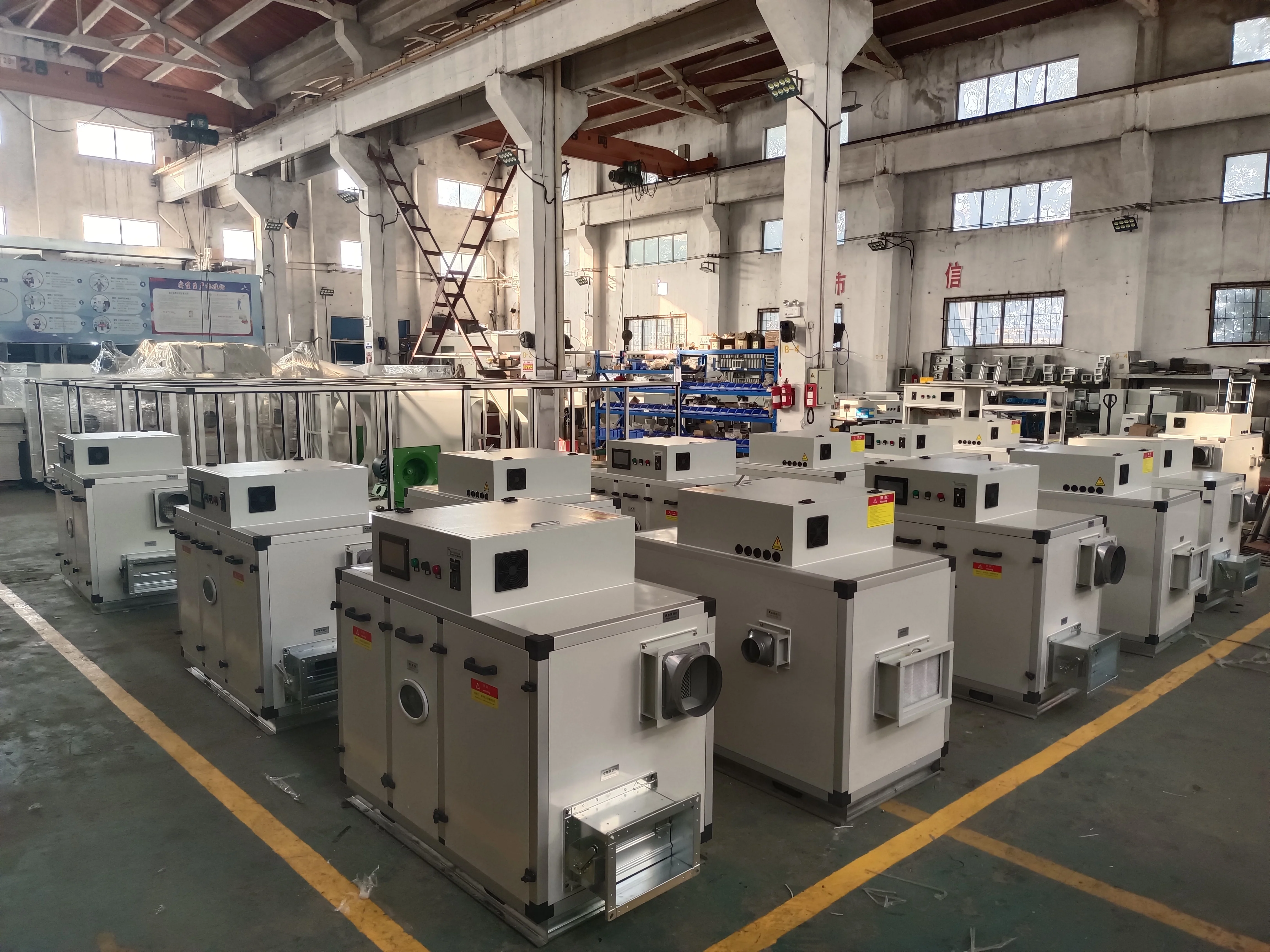desiccant dehumidifiers with precisely drying capacity AHU