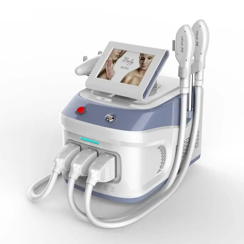 
hot sale SHR /OPT/ IPL+elight+ RF laser tattoo removal SHR laser IPL 3 handles 