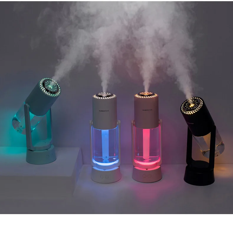 2021 Hot Selling Portable Mini Essential Oil Diffuser USB Ultrasonic Cool Mist Anion Air Purifier Humidifier with LED Light