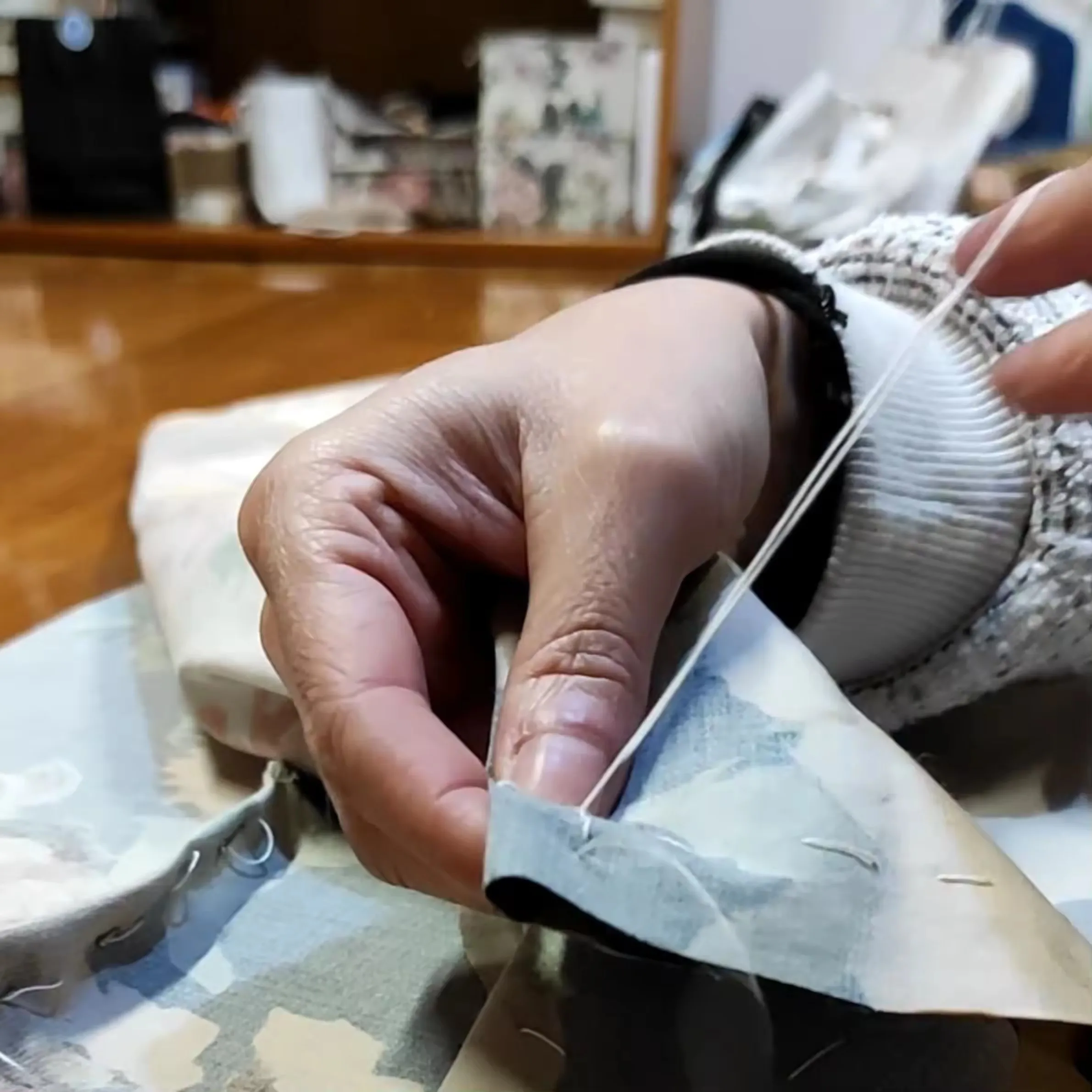 Юбка ручной работы с эластичной талией