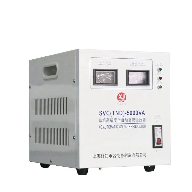 Factory directly 500VA 1000VA 2000VA 3000VA 5000VA 10KW 10000VA 15KVA 20KVA Single Phase Voltage Stabilizer for LED TV