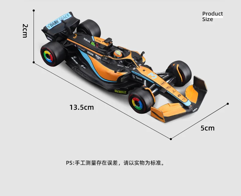 Лидер продаж 1:43 2022 MCL36 #3 Daniel Ricciardo #4 легкосплавный автомобиль из сплава литой металлический игрушечный модель легкосплавного автомобиля