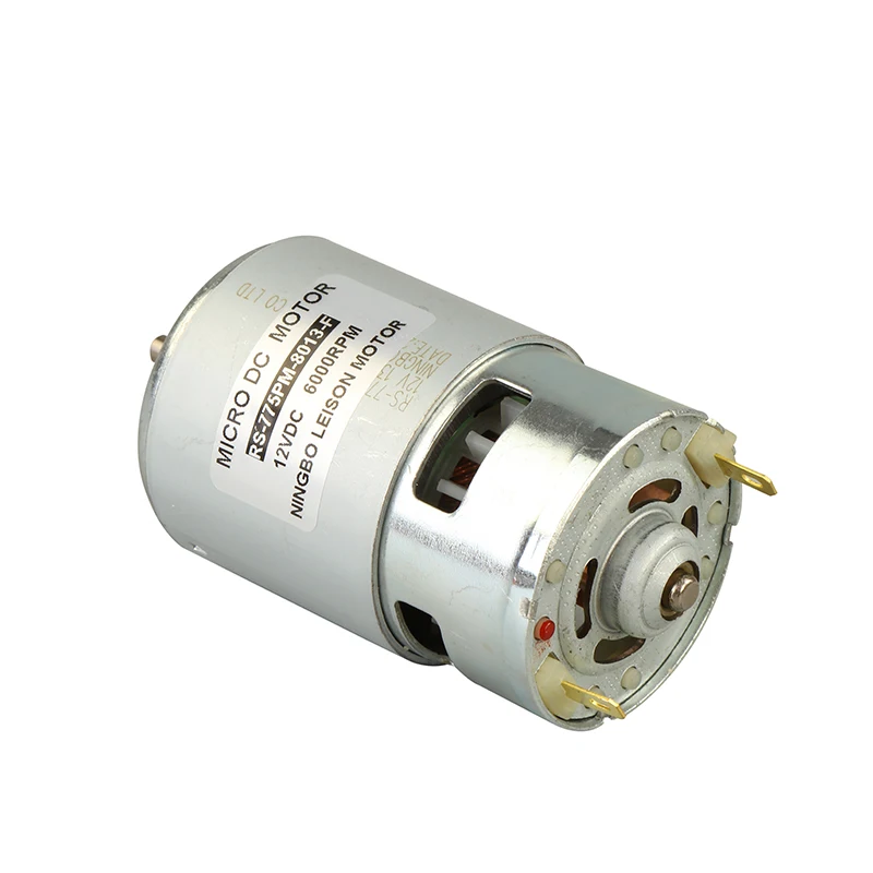 Custom High RPM 10000RPM 20000RPM 775 Brush DC Motor For Grinder Lathe Press Chain Saw 12V 18V 24V 36V 100W 200W Customized
