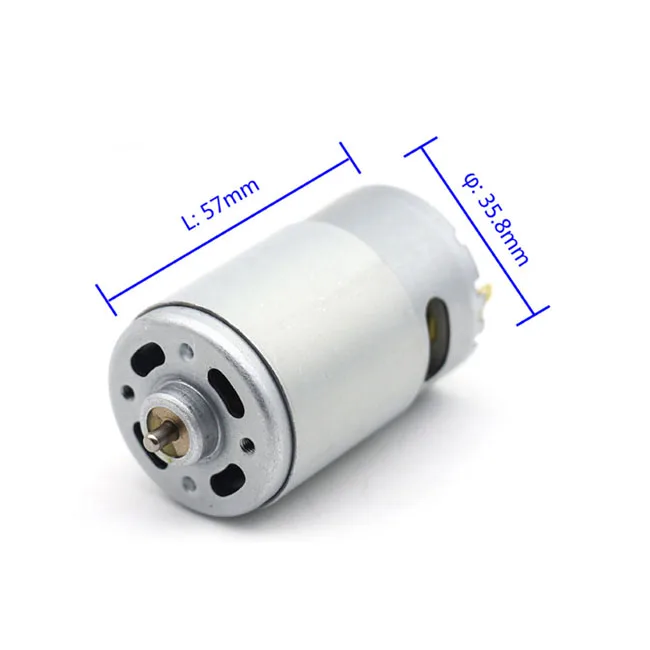 High speed 12v 24v dc electric rc turbine tape recorder motor rs555 for worm gear motor