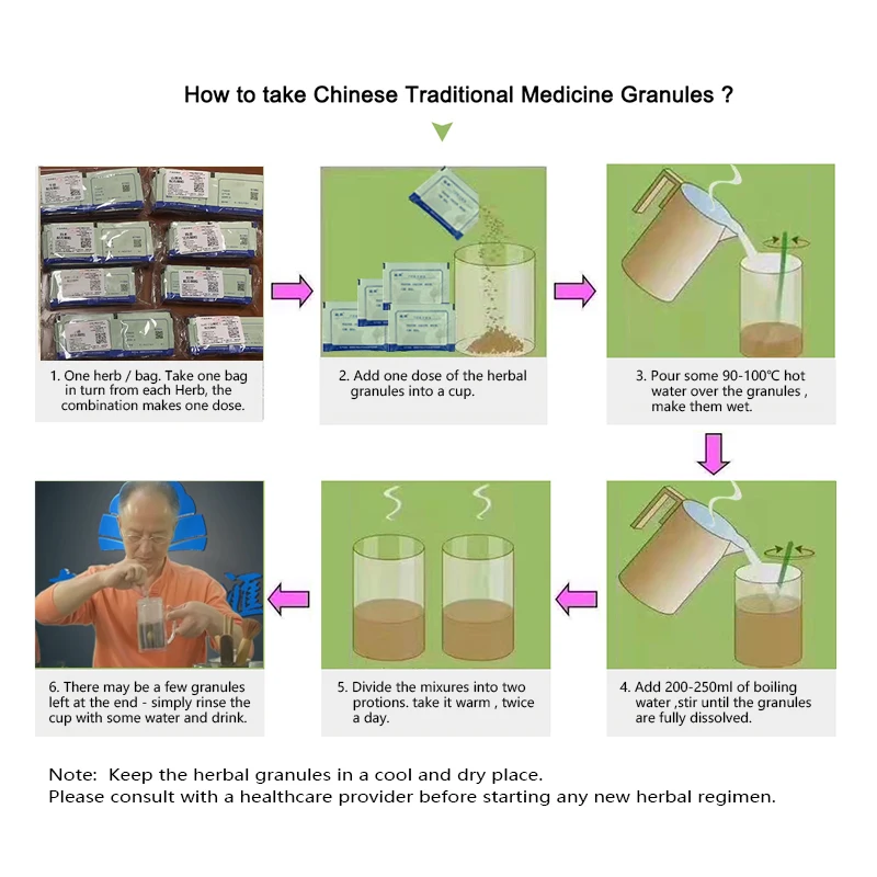 Concentrated Herbal Tea Pure Fructus Evodiae Medicinal Evodia Fruit Wu Zhu Yu Extract Granules