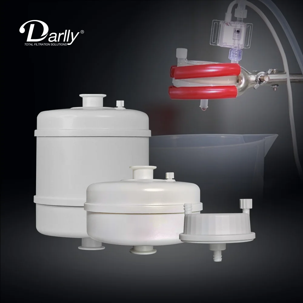 Capsule Filters designed for Bio-products industry Cellulose or filter-aids or resins media for Liquid Filtration Lab Filter