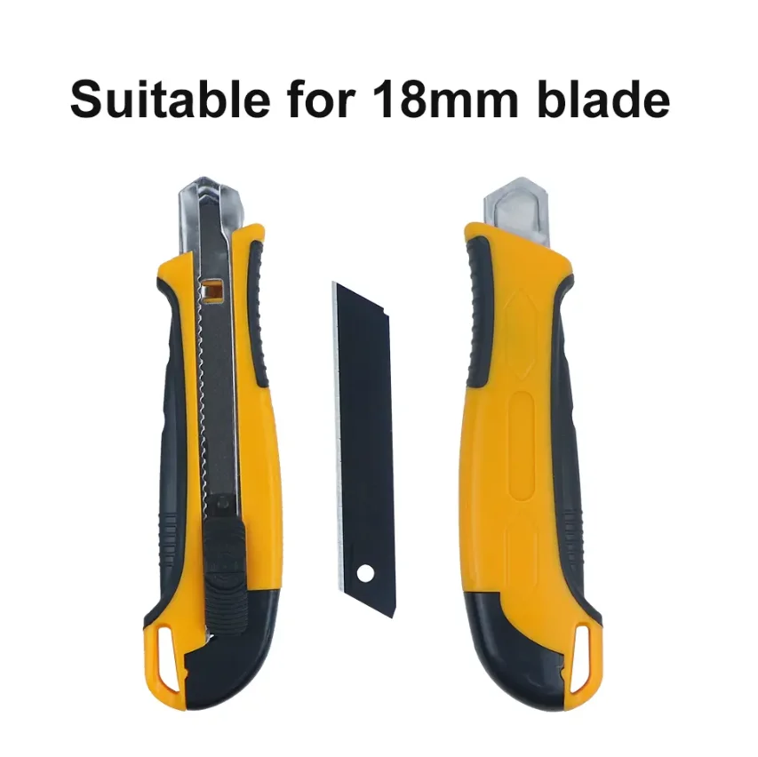 hot sale factory supply customized  rubber case   utility knife with flat brake block
