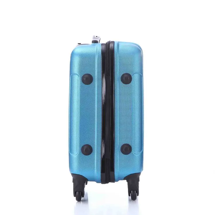 Fashion Wholesale ABS Durable Travel Trolley Suitcase Hardside Scratch-resistant Luggage Case With 4*360 degree wheels