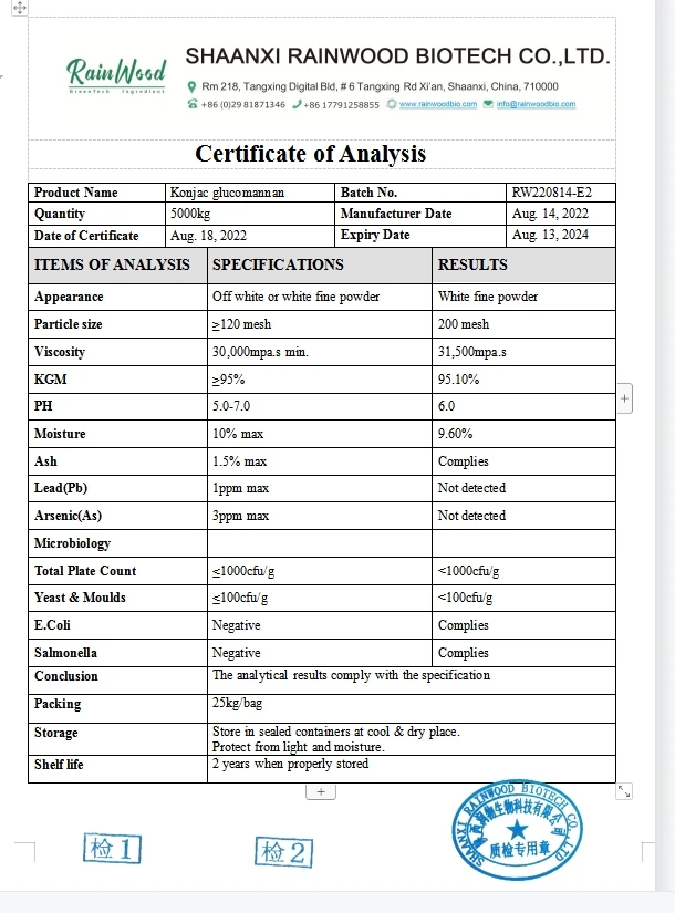 Factory Direct Sale Bulk Food Grade 99% Glucomannan Pure Konjac Powder