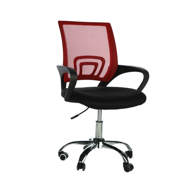 Manufacturer Customized Design Employees Swivel Computer Chairs Nylon Wheels Fabric Mesh Office Chairs
