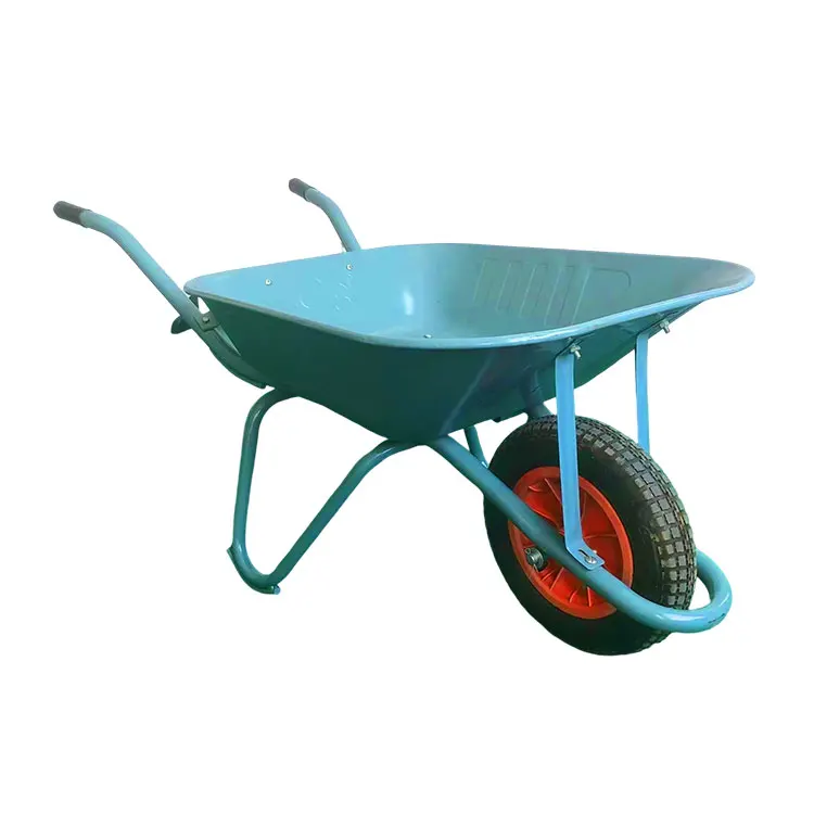 One Wheeled Cheap Heavy Duty Metal Wheelbarrow WB4008 Construction Wheel Barrow