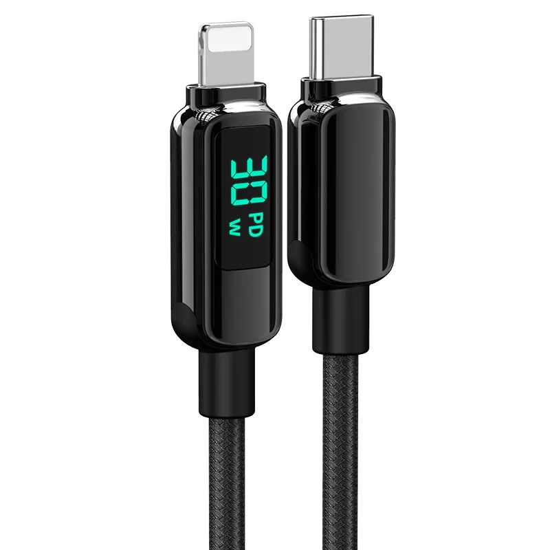 OEM сервис фабрика C T L цинковый сплав 18 Вт pd 20 Вт pd Плетеный usb-кабель для передачи данных быстрое зарядное устройство 1 м кабель