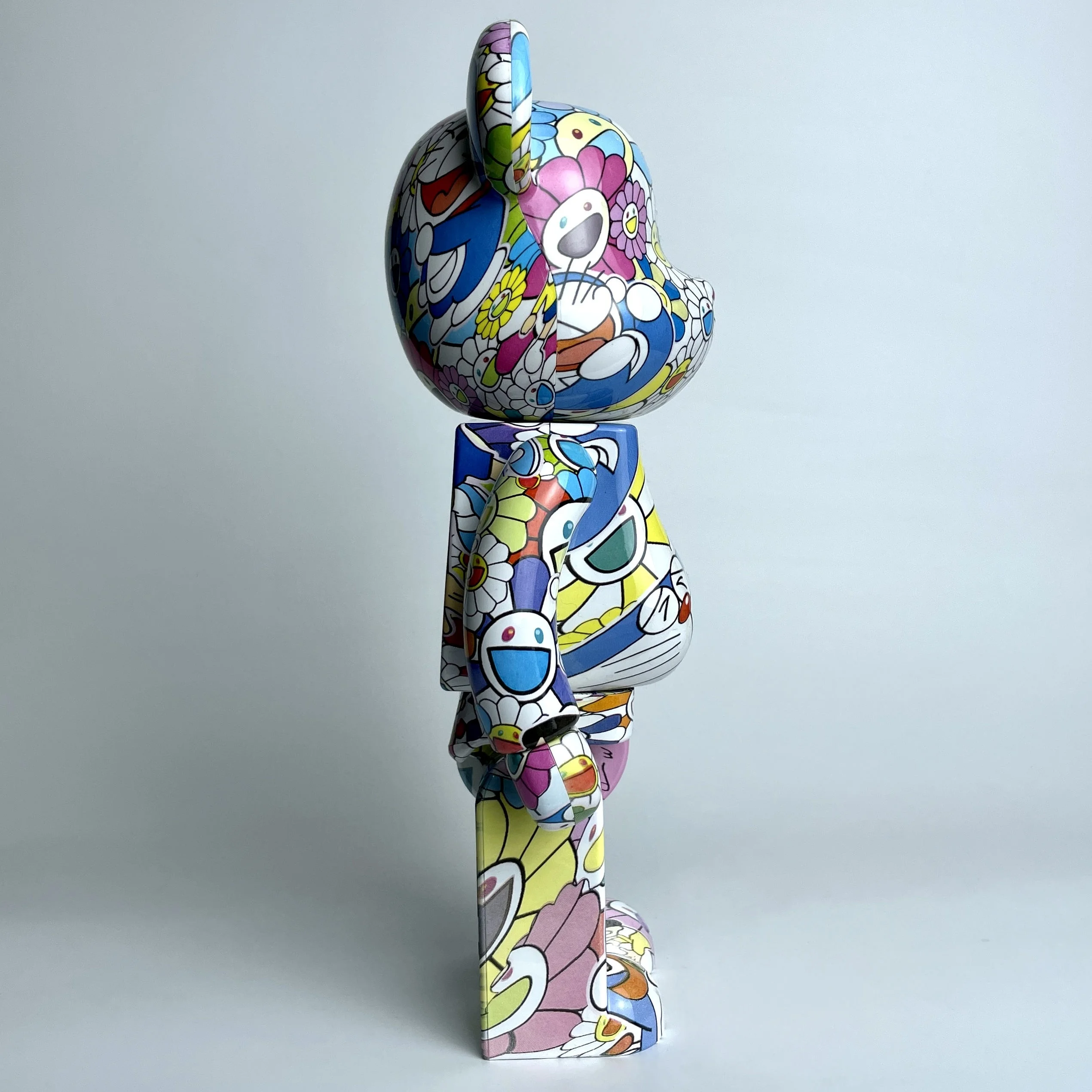 2 Colour 28cm 400% Tide Brand Bearbrick Takash DOB Doraemon ABS Action Figure With Boxed