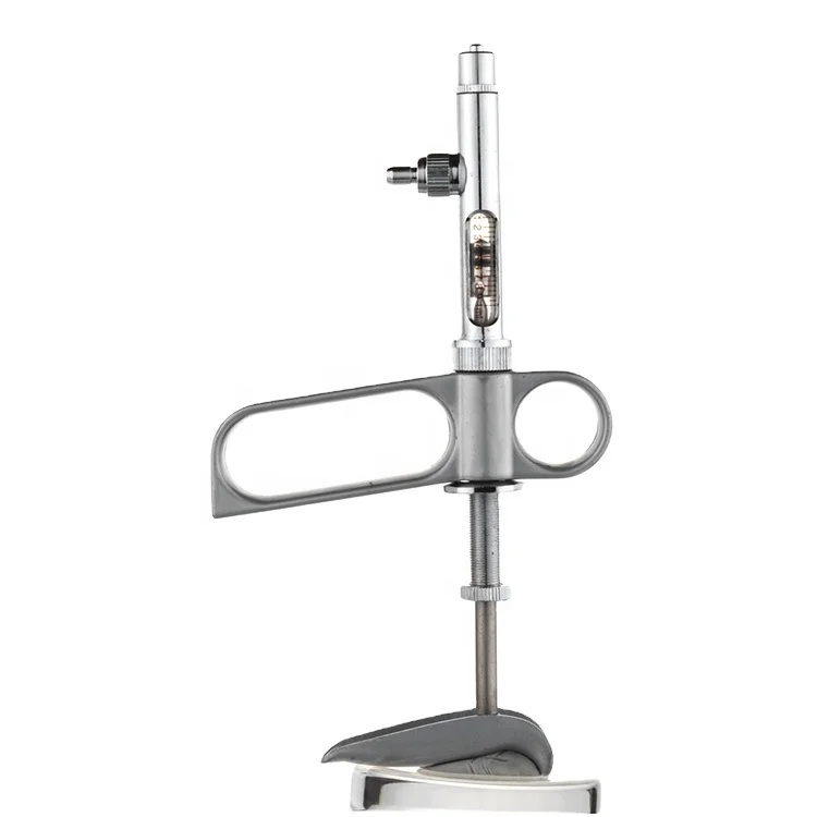 C type veterinary Injector continuous Adjustable Injector syringe