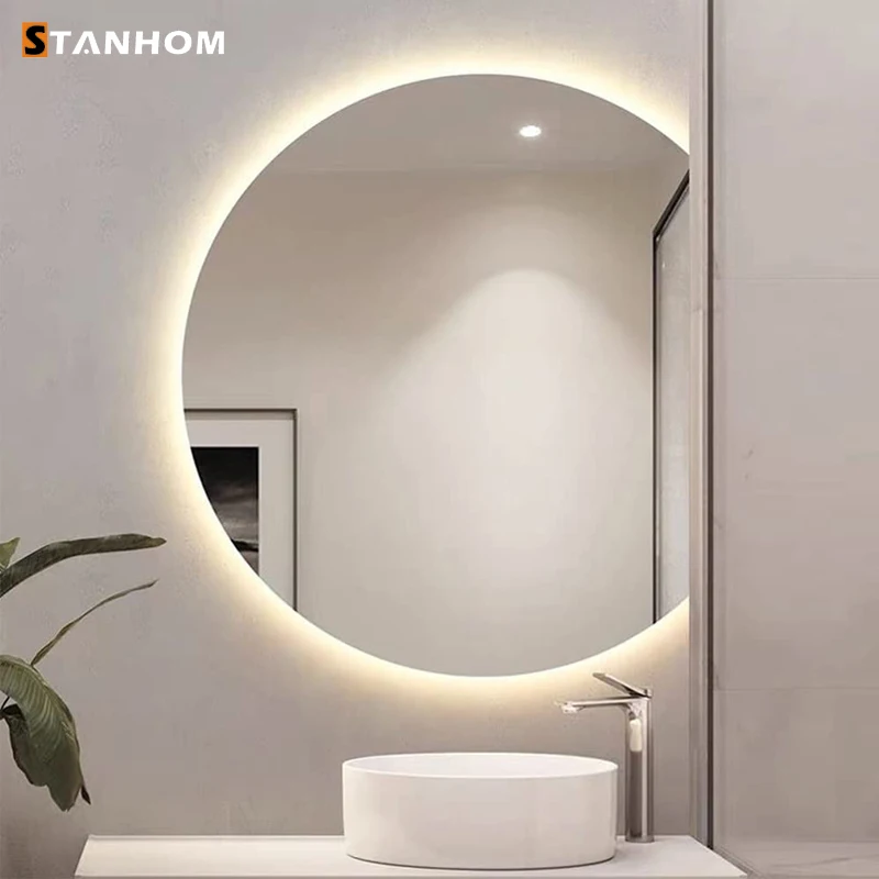 STANHOM Wall Decor Large Irregular Shaped LED Backlit Mirrors