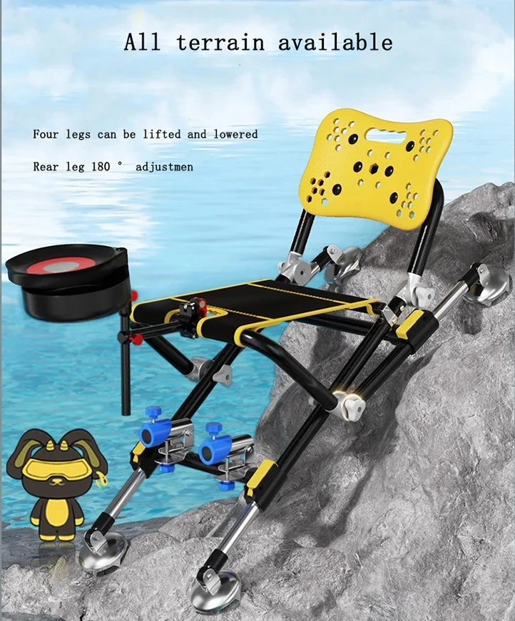 Carp Fishing Chair Fast Camping Chair European Style Portable All-terrain Raft Folding Top Folding Chairs