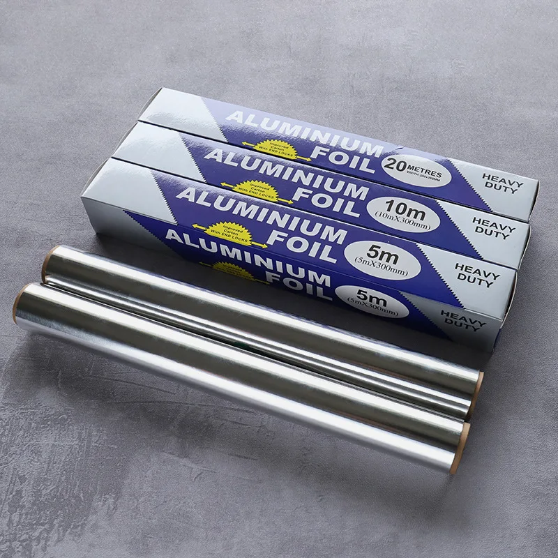8011-O Food Grade Heat Sealing Induction Aluminium Foil 15 X 15 Sliver Foil Hairdressing Foil Roll