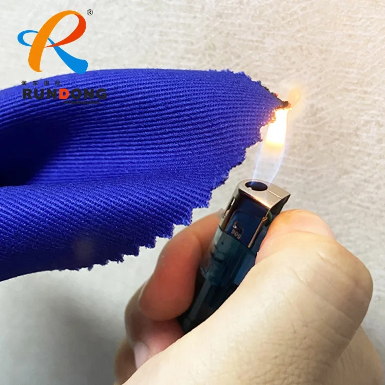 Rundong Comfortable Textiles 100%c fabric flame retardant Twill fabric for uniform