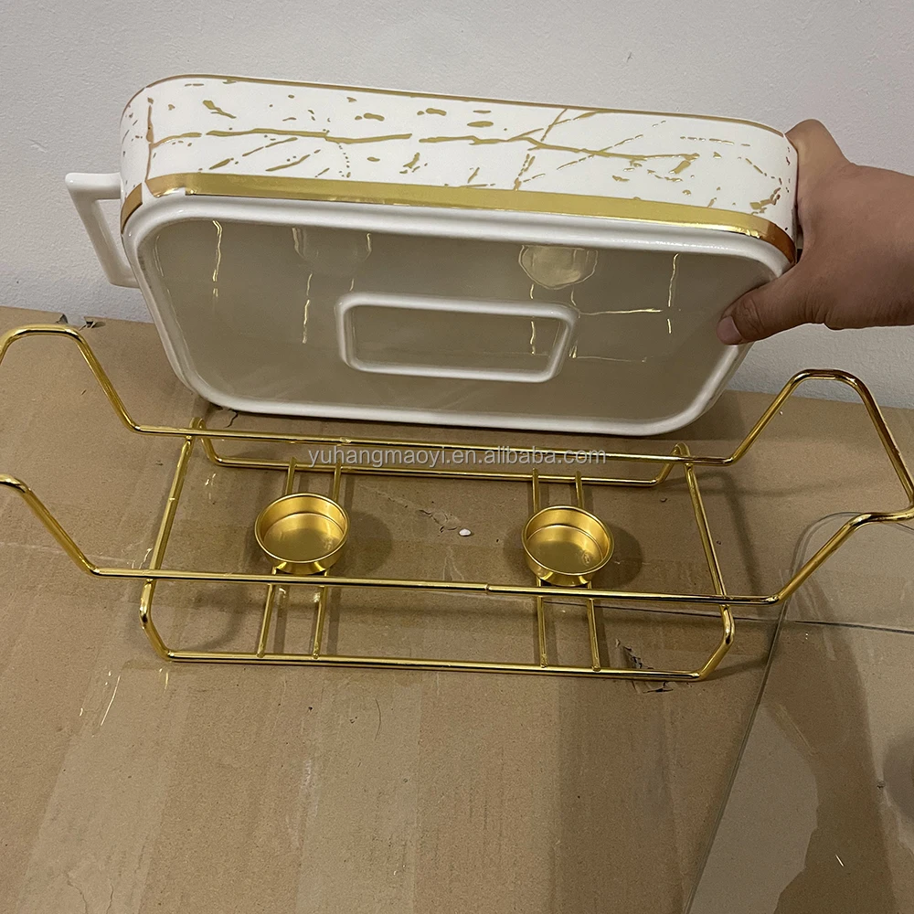 Керамическая супница с двойной ручкой