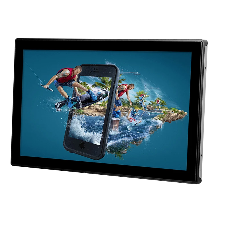 15.6 inch supermarket shopping mall  wall mount LCD touch screen Multimedia Information Publishing System advertising player
