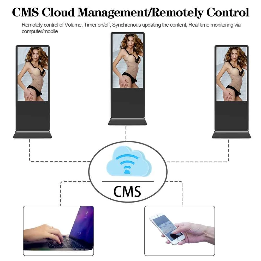 Advertising Player Digital Signage Kiosk Touch Screen Led Lcd Advertising Displays Interactive Advertising Equipment