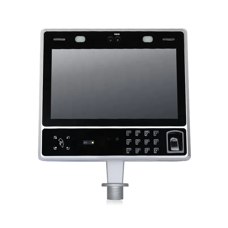 Бесплатная SDK 11,6-дюймовая терминальная машина для распознавания лиц с RFID-считывателем камеры