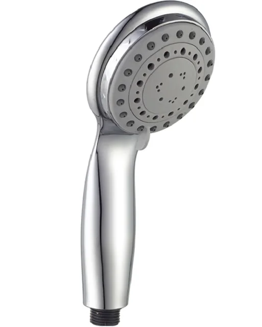 5F1608  Hot sell 5-functions high quality plastic chromed  hand shower  rose for bathroom