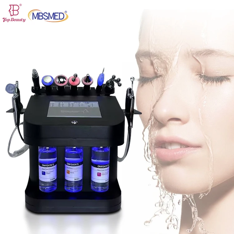 10 In 1 Small Bubble Oxygen Water Hydro Microdermabrasion Facial Cleaning Hydra Dermabrasion Machine