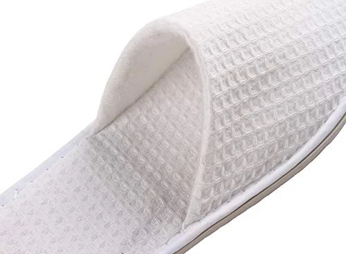 Cloth Closed Toe slippers hotel personalized waffle slipper pantuflas de hotel por mayor woman slipper for hotel