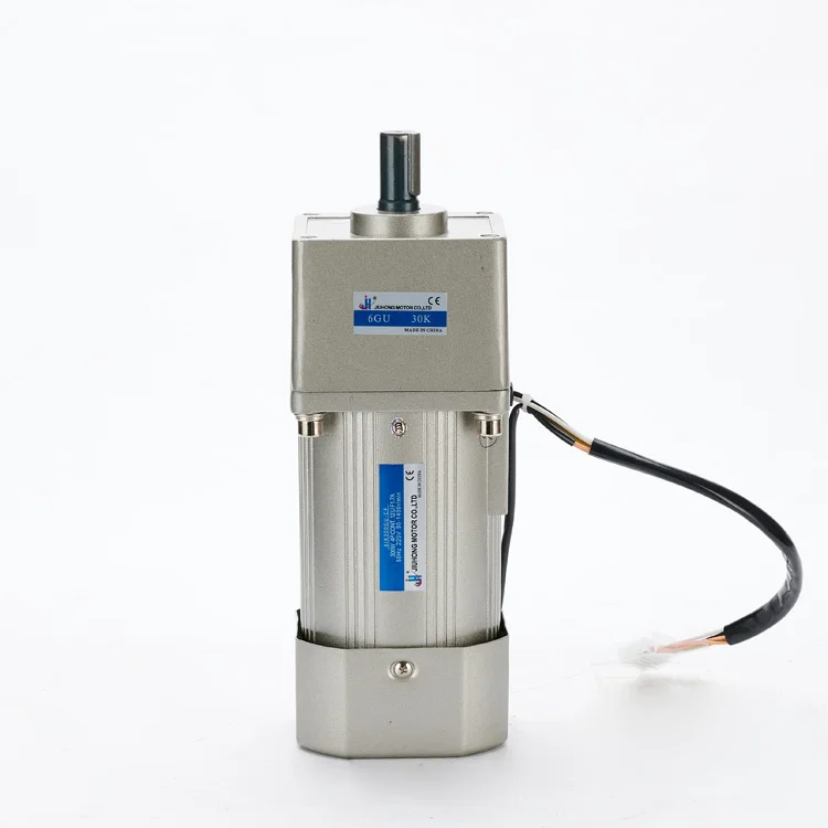 micro AC gear reducer motor frame size 90mmx90mm shaft OD 8mm 10mm and 12mm for option