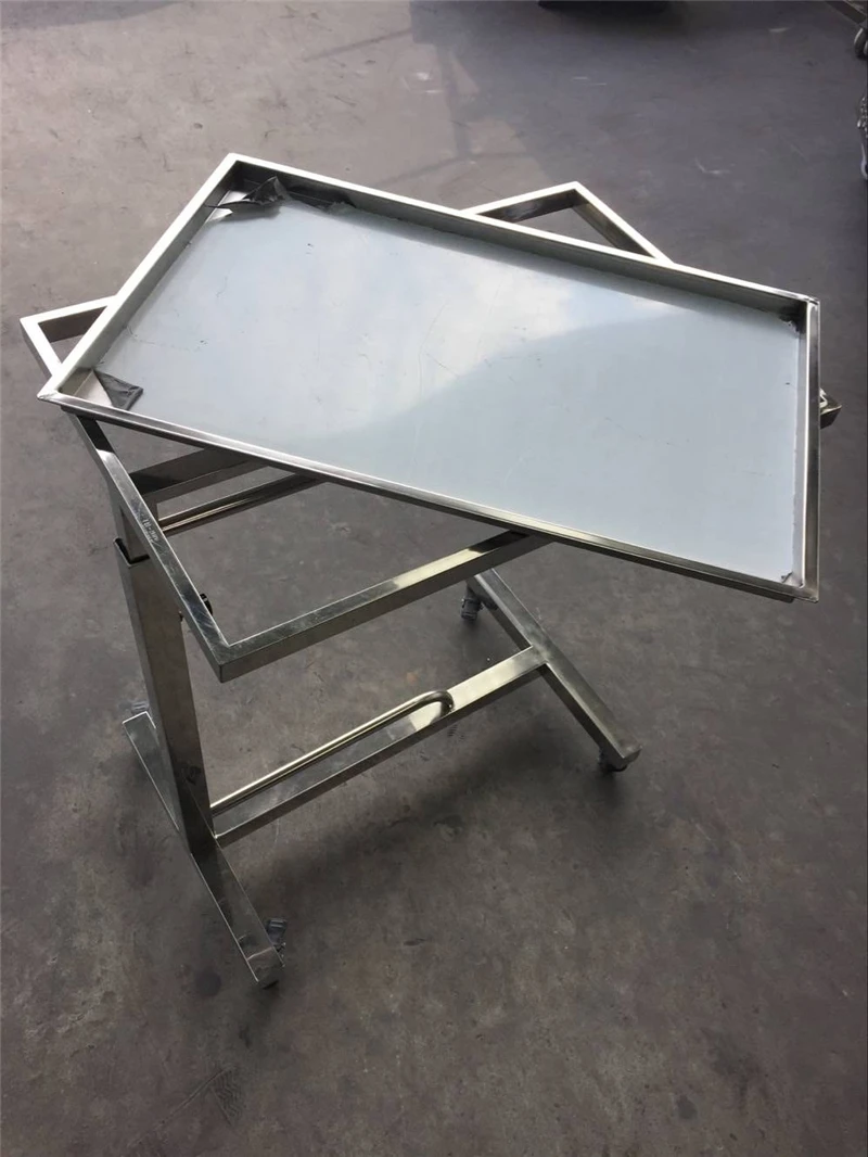 Eur Pet Manufacture Professional Veterinary Equipment Clinic Hospital 304 Stainless Steel Medical Trolley