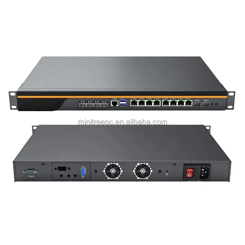 Брандмауэр 1U Rackmount Intel Core i7 3520 м i5 3320 м устройство сетевой безопасности 8x82574 В гигабитные порты Ethernet 2xSFP брандмауэр ПК