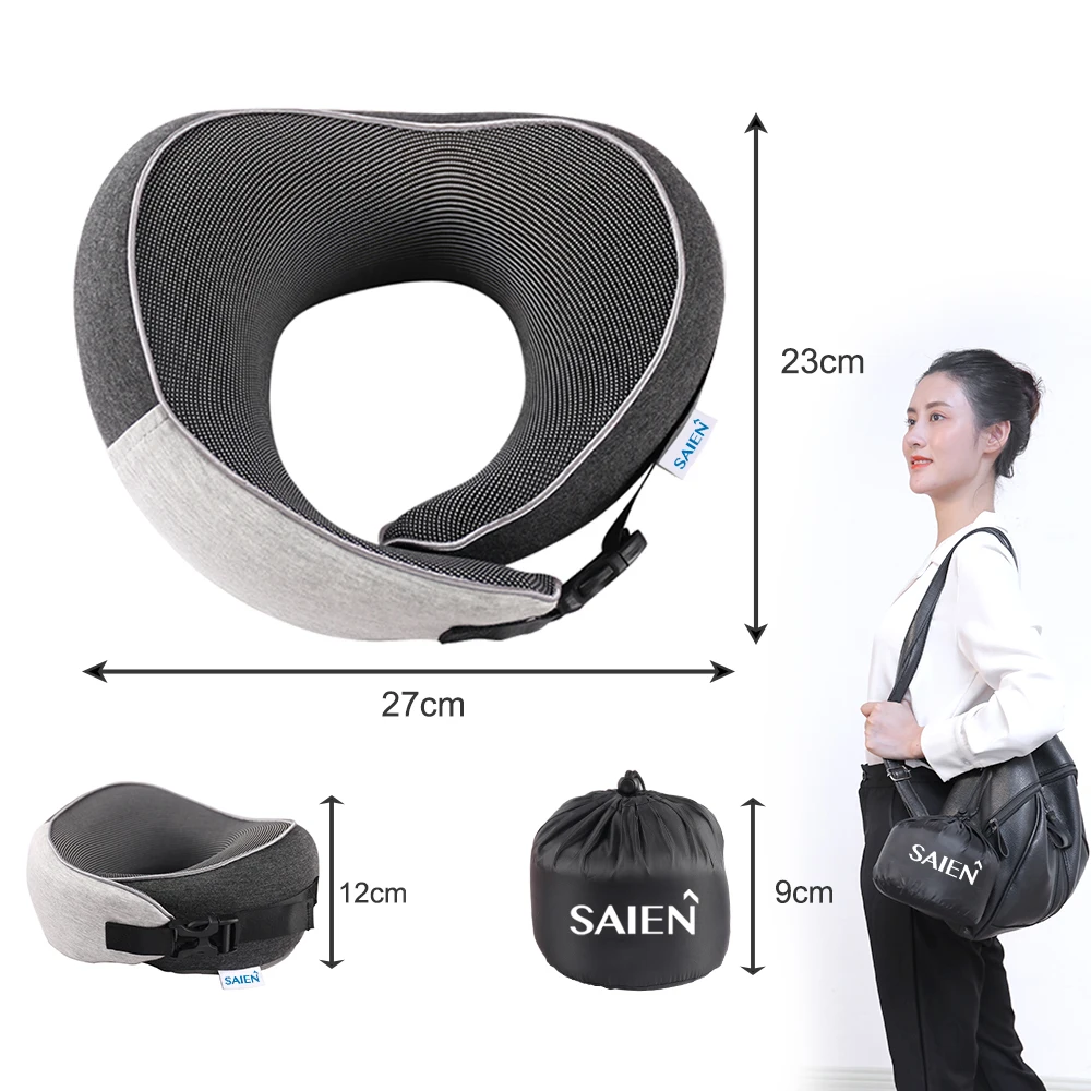 Ready to Ship 3 in 1 Hot Selling Superior Memory Foam Neck Pillow Relieve Neck Fatigue for Airplane Car Travel Neck Pillow