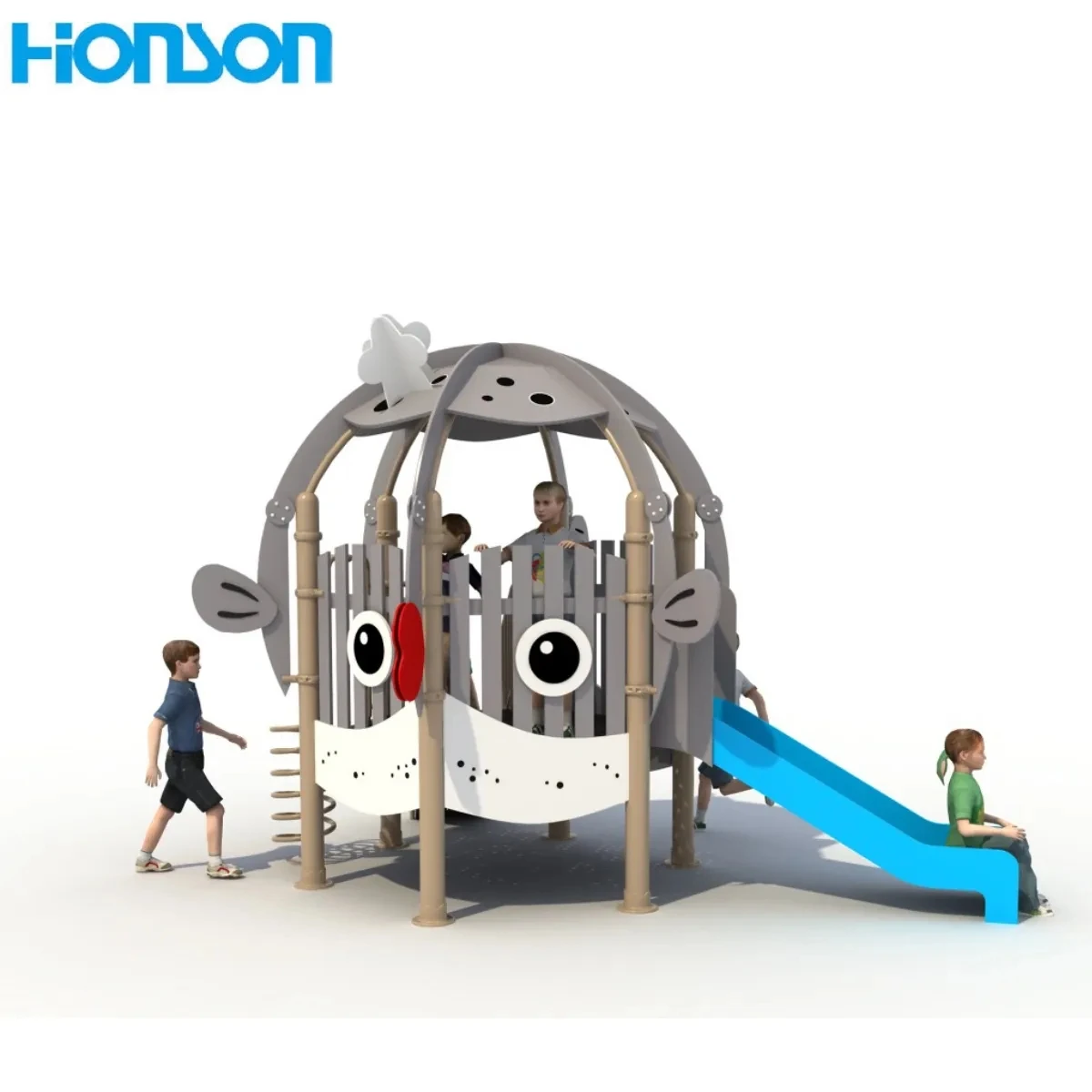 Factory Price Outdoor Large Playground PE Board Slide for Park Kids Play Games Park From China Leader