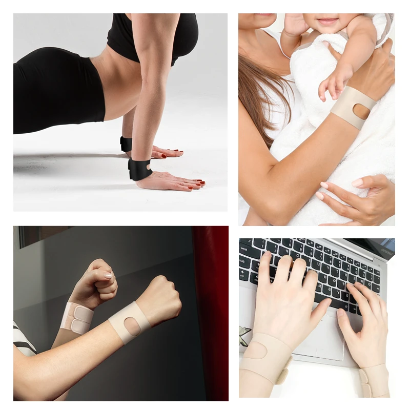 Wrist Brace Wristband Compression Wrist Straps Wrist Support for Workout Tennis Weightlifting & Pain Relief