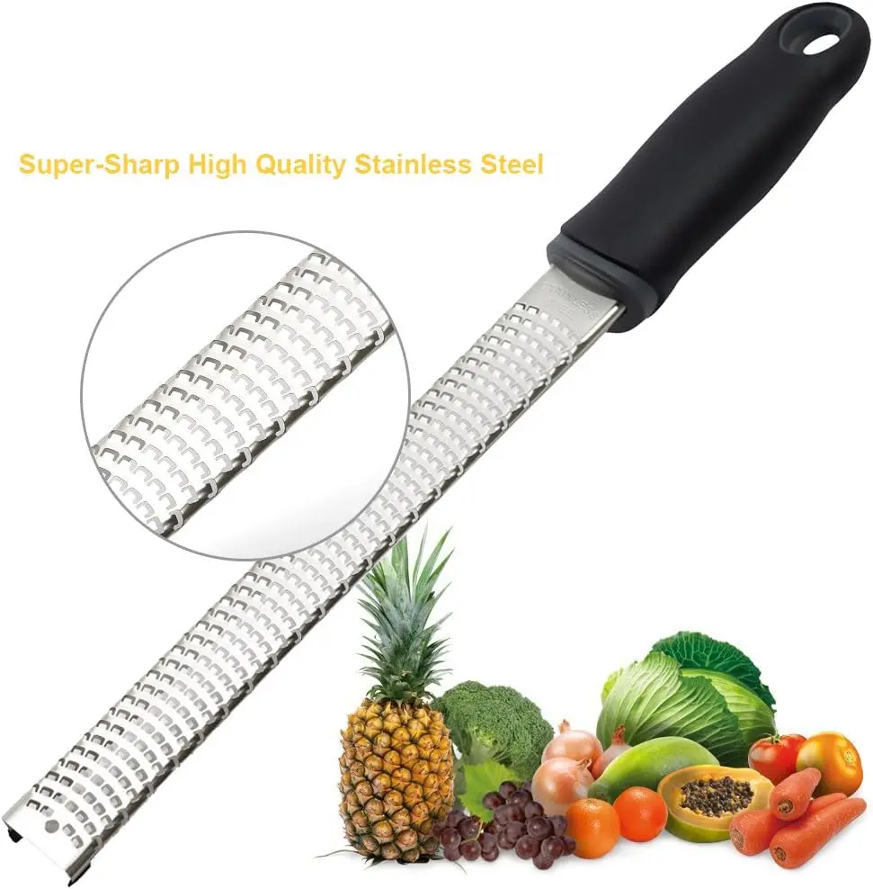 Comfort Razor Sharp Blades Slicer Fruit And Vegetable Shredder Stainless Steel Handheld Cheese Grater
