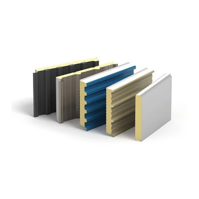 PUR Classic sandwich panel on the wall EPS Sandwich Panel Machine Production Line