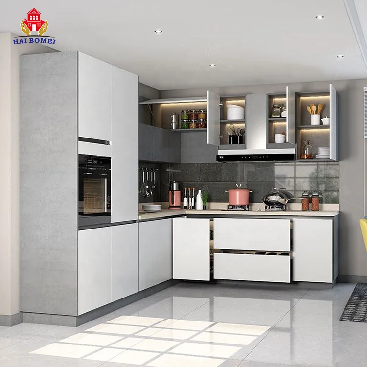 Luxury small whole unit complete cupboards furniture set full modern custom designs kitchen cabinets counter top and island