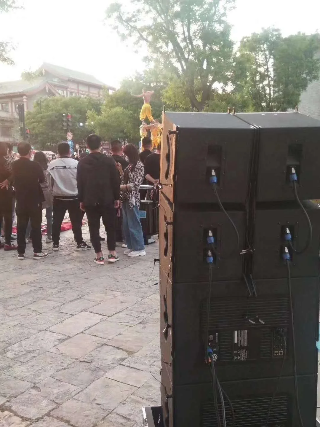 Variable modeling single 10 - inch active array speaker set 8+4 Suitable for medium and small performances