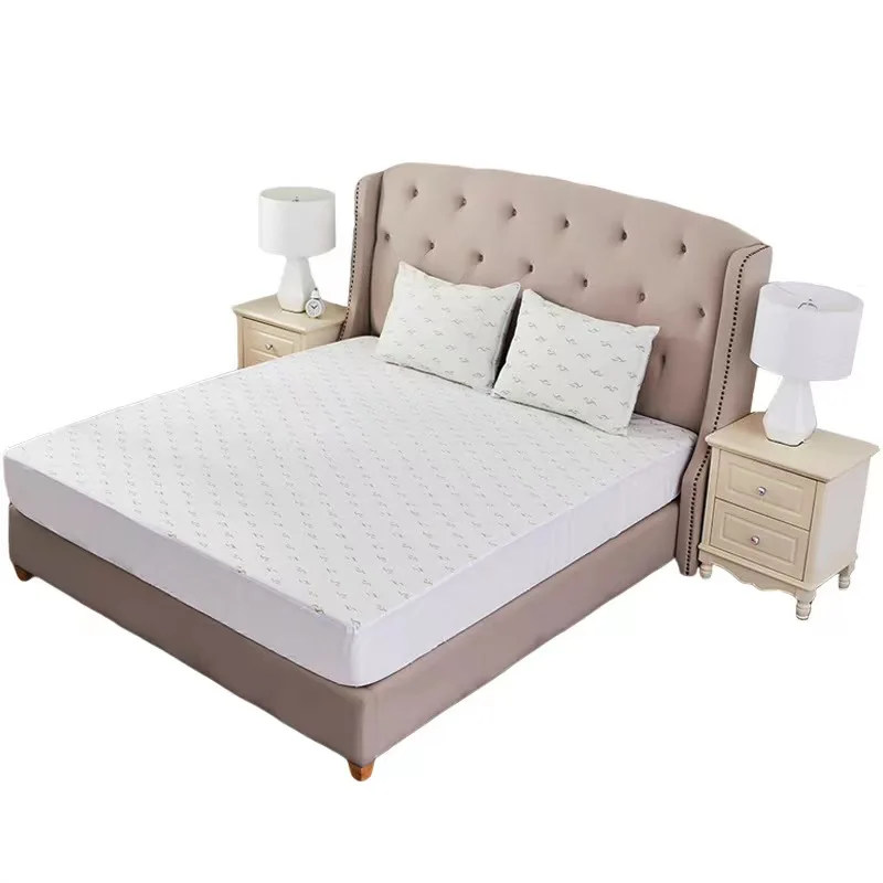 Irini Customizable Waterproof and Eco-Friendly Breathable Bamboo Fiber Mattress Protector for King Beds