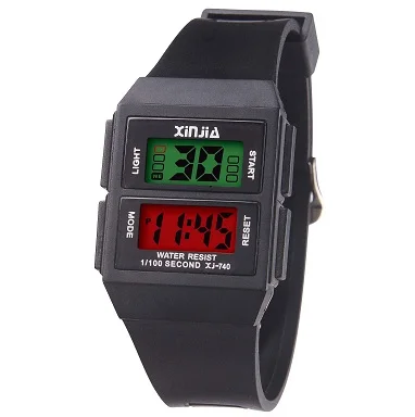 Крутые фирменные часы xinjia мужские спортивные цифровые электронные