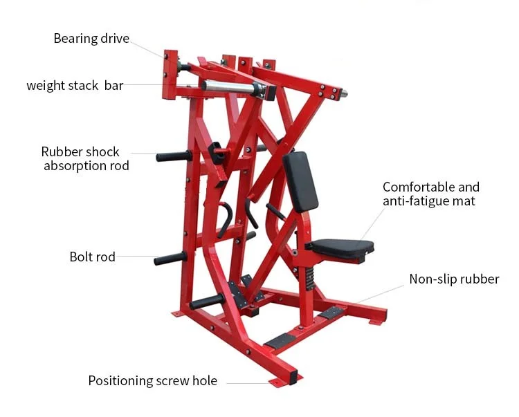 Hammer Strength Exercise Machine Gym Fitness Equipment Iso-Lateral Low Row