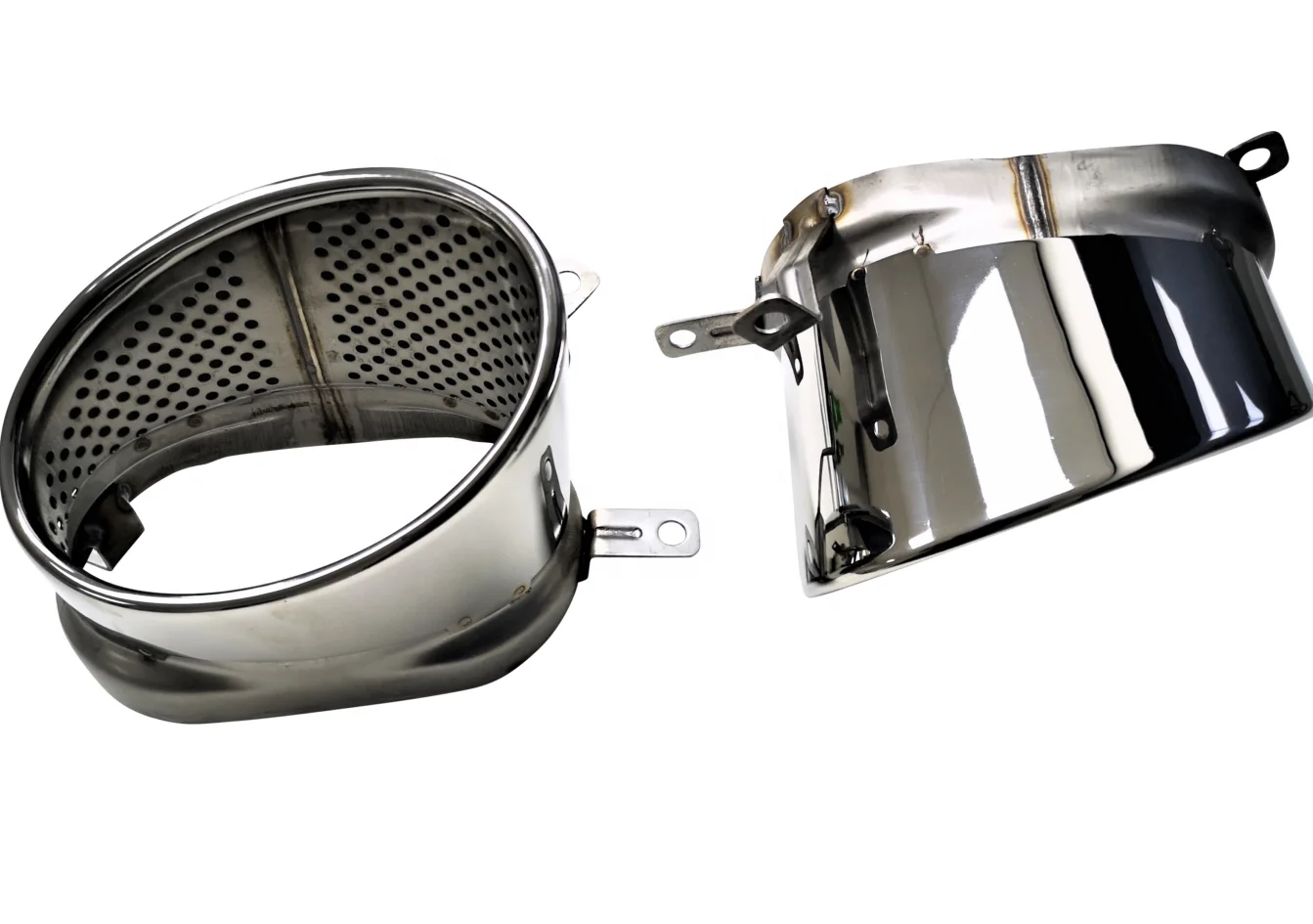 RS6 diffuser with tailpipe for Audi A6 refit to Audi A6 RS line high quality rear bumper diffuser 2012-2015