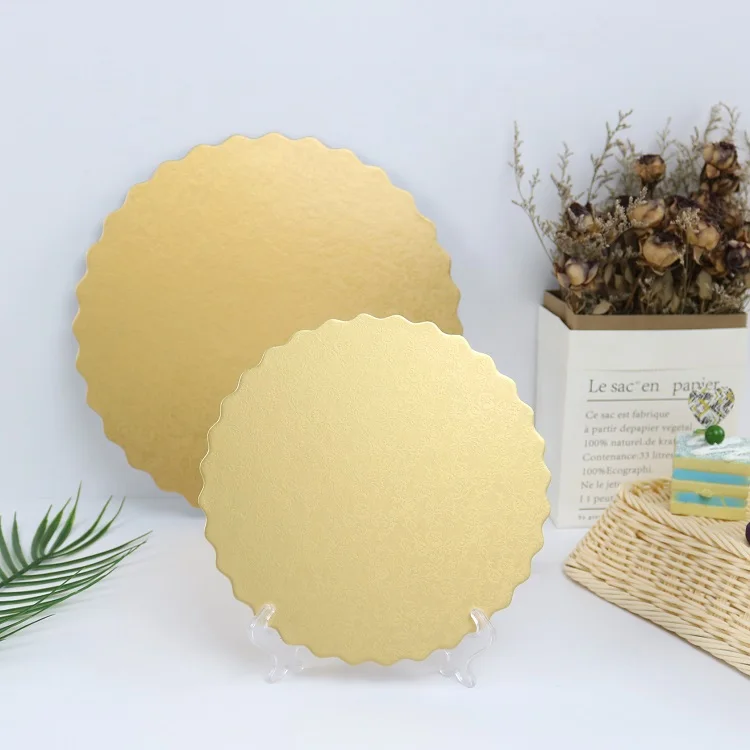 Halloween cutting die10 Inch Paper Cake Base 2mm gold Cake Drum Gold Cake Board