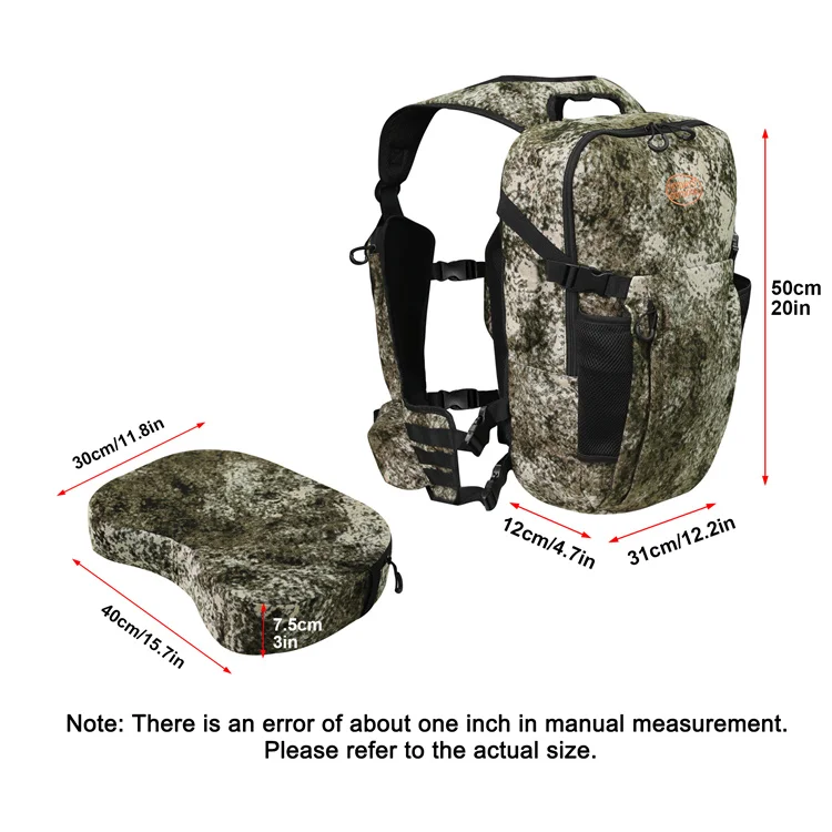 Mydays Tech 2024 New Outdoor Tactical Camouflage Hunting Backpack With Heating Cushion