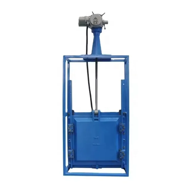 Manual Cast Iron Ductile Electric Sluice Gate penstock Valve for Water General Application with 3 Year Warranty