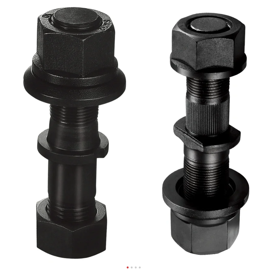 M24 high quality truck tire bolt with nut wheel hub