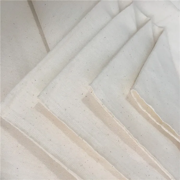 Горячая Распродажа хлопковая неотбеленная грубая пятнистая ткань